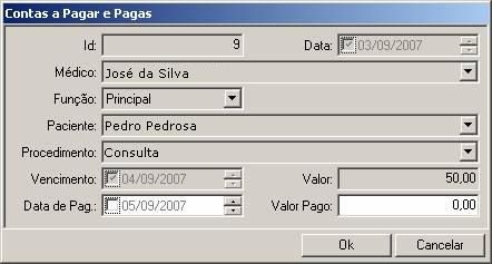 Contas a Pagar e Pagas