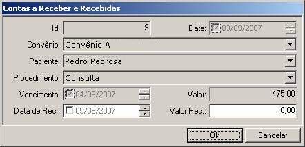 Contas a Receber e Recebidas